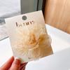 Pinza para el pelo de red coreana con flor grande para niños, pinza lateral linda para el pelo, no daña el pelo de las niñas, pinza para el pelo dulce para bebé