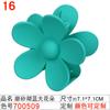 Clip de flor grande de 7 cm para el cabello de niña, tarjeta para el cabello, blogger de Europa y Estados Unidos con CLIP DE MARGARITA, clip de tiburón de flor colorida