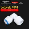 4046 Bomba d'água Bomba de reforço Conexão de 3 pontos Fio externo Rosca externa para Tubo PE de 2 pontos Mangueira Cotovelo Conector rápido