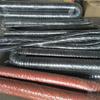 Tubo de Ventilación Resistente a Altas Temperaturas Tubo Vulcanizado de Silicona Roja Manguera de Vapor de 300 Grados con Alambre de Acero Tubo de Ventilación de Escape Ignífugo