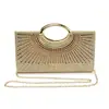 Nova Bolsa Europeia e Americana Moda Bolsa de Corrente com Strass Toque de Alto Padrão Bolsa Transversal Luxo Leve Strass Incrustado Bolsa de Festa Atacado