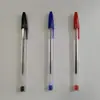 Caneta Esferográfica Retrátil Simples 1.0mm Tinta Vermelha Tinta Azul Tinta Preta Escritório Estudante Escrita Diária Caneta Esferográfica Conveniente