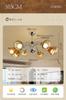 Proteção para os Olhos Estilo Medieval Retro Americano Iluminação Principal de Hall Luminária de Designer High-End de Madeira Maciça para Sala de Jantar Quarto Lustre para Sala de Estar