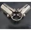 /Conector de Unión de Acero Redondo Galvanizado de Dos Vías Tres Vías Hebilla de Soldadura sin Pulgada Accesorios