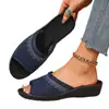 Zapatos de Mujer al por Mayor Modelos Nuevos Transfronterizos Pantuflas de Algodón Comercio Exterior Ligeros Cómodos Casuales Versátiles Slip-On Antideslizantes Zapatos para Mamá