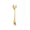 J304 acero inoxidable alce cuchara Tenedor traje Navidad cuchara Tenedor traje café mezclar cuchara postre Navidad cuchara