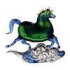 Enfeites de cavalo Tang com esmalte colorido visam a decoração de 'mil milhas', sala de estar, entrada, inauguração de casa, escritório, cavalo de mil milhas, cavalo do zodíaco