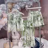 Traje de verano para niñas, para niños y mujeres, sin mangas, floral, pantalón antimosquitos, tres piezas, casual, verano, nuevo estilo, niña