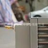 Condensador de Ar Condicionado Tubo de Cobre Manga Aleta de Alumínio Trocador de Calor Trocador de Calor de Refrigeração Resfriador Fabricante Personalização Não Padrão