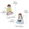 Novo produto transfronteiriço: Pequenas Figuras de Meninos e Meninas Lendo Livros, Fadas Florais Luminosas, Bonsai de Jardim, Artesanato Decorativo de Micro-Paisagem