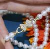 Accesorios de bricolaje S925 Plata esterlina Micro lazo Perla Collar Hebilla Pulsera Hebilla Hebilla de cuentas hecha a mano