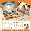 [Igual ao Douyin] Festival do Meio do Outono Poke Girl Princesa Presente Lanterna Caixa de Presente Pulseira DIY Caixa Surpresa para Filha
