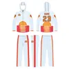 Conjunto deportivo con cremallera completa personalizado con patrones personalizados para estudiantes, conjunto de atuendo de rendimiento estampado para club deportivo casual
