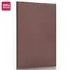 Bloc de notas Deli Bp126 210 mm x 143 mm - 120 Hojas Minutas de Reunión Cubierta de Cuero para Negocios Una Pieza Envío Directo