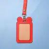 Conjunto de Cartões de Certificado de Couro Personalizado Crachá de Funcionário Espessado Cordão para Crachá Cartão de Permissão de Trabalho Licença de Emprego Conjunto de Cartões de Transporte