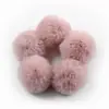 Directamente del fabricante: Colgantes de Pompones DIY, Accesorios Hechos a Mano para Ropa, Zapatos y Sombreros, Pompones Pequeños de Piel Sintética de Conejo