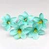 Ins fresco pequeno simulação pequena cabeça de flor de lírio grampo de cabelo flor feito à mão DIY guirlanda de flor de seda véu de noiva material de corsage