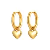 Pendientes de Plata de Ley S925 con Aguja de Plata, Venta Caliente Transfronteriza Europea y Americana, Pendientes Clásicos Retro con Forma de Corazón de Melocotón, Pendientes con Diseño de Textura en Forma de Corazón de Moda