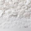 Lentejuelas blancas mate serie 3/4/5/6 mm [PL902] Accesorios de bordado francés Cuentas de PET cosidas a mano