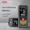 CEM Xinchang de alta precisão antirreflexo laser telêmetro infravermelho régua eletrônica instrumento de sala de medição LDM-40C