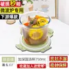 Lonchera para microondas, tazón para sopa, lonchera para refrigerador con tapa, recipiente para alimentos, lonchera de vidrio resistente al calor para calentar en microondas