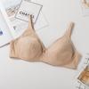 Sutiã Fino de Algodão Puro Primavera e Verão Sutiã Sem Aro Tamanho Plus Size Feminino para Mulheres de Meia-idade e Idosas Respirável Sem Bojo Roupa Íntima para Mães
