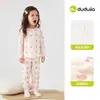 Novedad Compra 2 y Obtén 3 de Descuento Dudu Family Conjunto de Pijama para Niños Otoño Ropa de Casa para Niños Conjunto de Dos Piezas Ropa de Otoño Ropa para Niños
