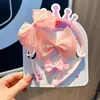 Conjunto de Accesorios para el Cabello Infantiles de Moda: Lazo Grande de Cuadros, Diadema Linda para Niña, Pinza para el Cabello, Adorno de Tela para el Cabello