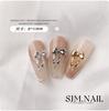 Novo Estilo Japonês e Coreano Nail Art Metal Grande tamanho pequeno Bow Jóias Oco Liga Bow Tie Ribbon Bow Tie Acessórios do Prego