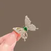 Broche Antiexposição Laço de Fita High-End Luxo Versátil Alfinete Simples Acessório Antiexposição para Terno