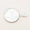 Plata Pura 999 Dibujos Animados Lindo Sanrio Cinnamon Dog Kuromi Colgante de Cuentas DIY Pulsera de Cristal Accesorios de Plata