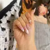 Pegatinas de Uñas Verano Dopamina Coloridas Pétalo Vidrio Triturado Estampado Flor 3D Decoración Fresca Pegatinas Adhesivas