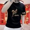 Camiseta Estampada Popular de Manga Corta para Hombre 2026, Nuevo Estilo de Verano, Holgada Casual de Marca Moderna Versátil Camiseta Top Ropa para Hombre