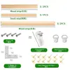 Marco decorativo para pintura al óleo DIY transfronterizo, tiras de marco de madera maciza, marco para pintura al óleo digital con unión de caja y espiga, tiras de marco para pintura al óleo