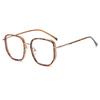 Armazón de gafas de moda plano anti luz azul para hombre y mujer tendencia armazón grande anti radiación gafas planas al por mayor 2037