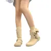 Botines Cortos Retro Birkenstock Nuevos para Mujer Otoño/Invierno con Aumento Oculto de Altura, Uso Bidireccional, Botas tipo Martens, Color Maillard, Suela Plana, Botines Caídos