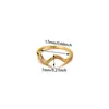 Anillo Cruzado con Mariposa Incrustada de Diamantes Transfronterizo Anillo de Apertura Multijunta Estilo Fresco de Lujo Joyería de Gama Alta para Mujeres