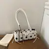 Cross2026 Outono Nova Bolsa Elegante Versátil de Ombro Único Alto Aparência Design de Nicho para o Trabalho Bolsa de Mão Bolinhas Bolsa de Braço