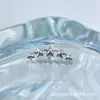 ASTMF-136 Titanio Estrella de Cinco Puntas Aro Pendiente de Lóbulo Hilo Interno de Titanio G23 Labio Pulido Pendiente de Lóbulo Orificio de Piercing Adorno de Cabeza