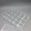 Caja de Almacenamiento de Joyas Bandeja con Rejilla Bandeja Divisoria de Rejilla Acrílica Transparente Caja de Exhibición de Cuentas para Joyería Divisor