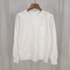 Tricô de Alta Qualidade Novo para Primavera e Outono para Mulheres, Blusa Fina Elegante e Versátil, Camiseta Básica de Manga Longa, Blusa Feminina da Moda