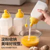 Botella Cuadrada Grande de Calibre para Exprimir Salsa, Botella de Aceite, Botella de Condimento para el Hogar, Botella de Aceite y Vinagre a Prueba de Fugas para Cocina, Botella de Exprimir, Botella de Plástico