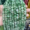 Ventas Directas de Fábrica Calcedonia Flotante de Dos Tonos Cuentas Sueltas Uva Verde Redondas Accesorios para Joyería DIY Productos Semiacabados Venta al por Mayor