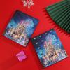 Caja Misteriosa de Joyería Castillo Princesa Morada Transfronteriza Pulsera DIY para Niña Cumpleañera Cadena de Copo de Nieve Corazón Navideño Caja de Regalo