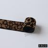 En Stock Estampado de Leopardo Amarillo Terroso Banda Elástica para Diademas de Peluca de Amazon, Cinturas de Pantalones, Bandas Elásticas, Estilo Europeo y Americano