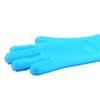 200g de diamante grande cinco dedos luvas de silicone forno micro-ondas forno espessado isolamento térmico churrasco churrasco luvas anti-escalda