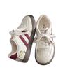 Zapatos de Entrenamiento Moral Bordados de Gato Kt Lindos de Nicho Coreano para Mujer 2025 Primavera y Otoño Nuevas Zapatillas Versátiles Zapatos Blancos Casuales para Mujer