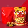 Bolsa con cierre hermético de dibujos animados, linda bolsa de embalaje para snacks estilo Ins, galleta, caramelo, cremallera, bolsa sellada hecha a mano
