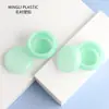 Ventas Directas de Fábrica Muestra de Tarro de Crema Verde de 20g Botella Dosificadora de Crema de Plástico Material de Empaque Tarro de Crema Ungüento de PP con Forma de Hongo