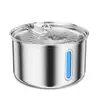 Bebedouro de Água para Gatos de Aço Inoxidável 304 da Amazon com Fluxo de Água Circulante Automático, Fonte de Água Inteligente para Pets para Vendas Transfronteiriças
